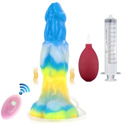 triple function squirting luminous dildo 02