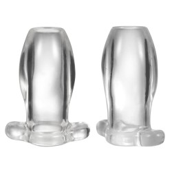 clear hollow butt plug