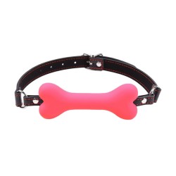 dog bone padlock open mouth gag