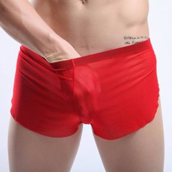 new arrival see through comfortable mesh boxers